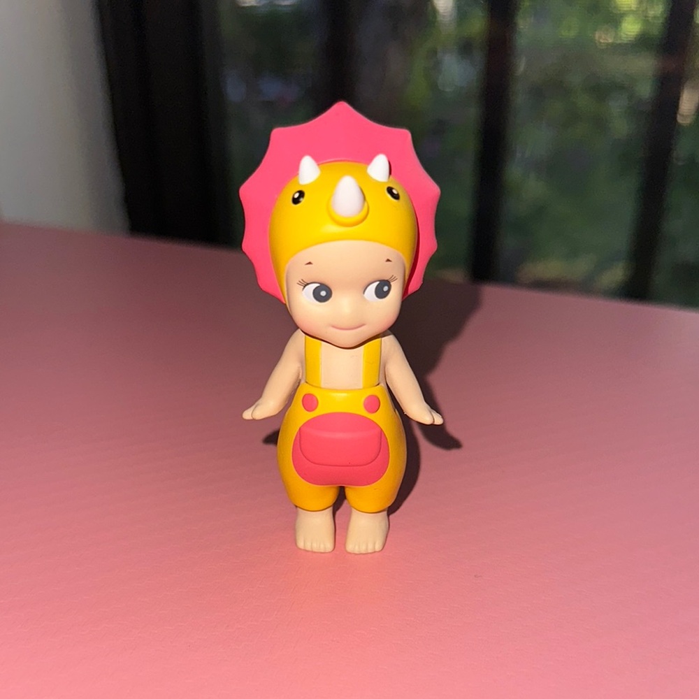 Orange Dinosaur Costume Sonny Angel Toy Figure
